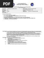 COURSE SYLLABUS in Mathematics in The Modern World: School Year 2022-2023