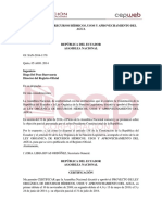 Ley Orgánica de Recursos Hídricos, Usos y Aprovechamiento Del Agua