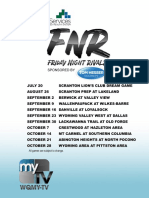 FNR MyTV WQMY 2022 Schedule