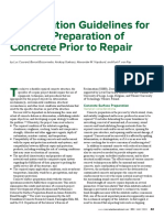 Specification Guidelines For Surface Preparation of Concrete Prior To Repair