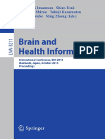 Brain and Health Informatics International Conference BHI 2013 Maebashi Japan October 29 31 2013 Proceedings