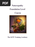 Naturopathy Foundation Level Diploma Course