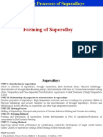 Unit-IV Powder Metallurgy of Superalloy