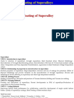 Unit-II Coating of Superalloys