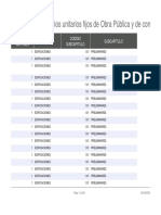 Lista Oficial de Precios Unitarios Fijos de Obra P Blica y de Consultor a - DePARTAMENTO de BOYAC