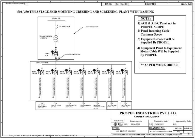 Triway Connection and APFC Panel SLD | PDF | Equipment | Electrical ...