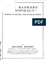 1933 The Bankers Conspiracy Which Started The World Crisis A Kitson