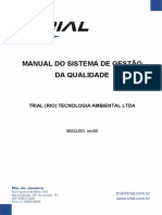 MGQ-001 Rev00 Manual Da Qualidade