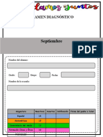 1° Examen Septiembre