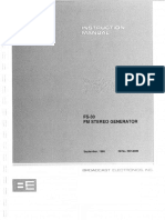 FS 30 FM Stereo Generator Manual