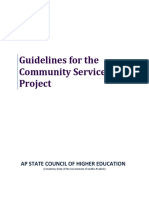 Guidelines For The OJT Internship Community Service Project