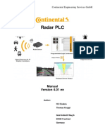 Radar PLC: Manual Version 4.01 en