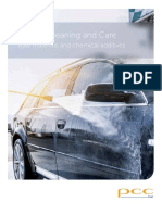 Vehicle Cleaning and Care: Raw Materials and Chemical Additives