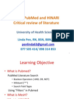 Apply Pubmed & HINARI, 06,13.04.2021