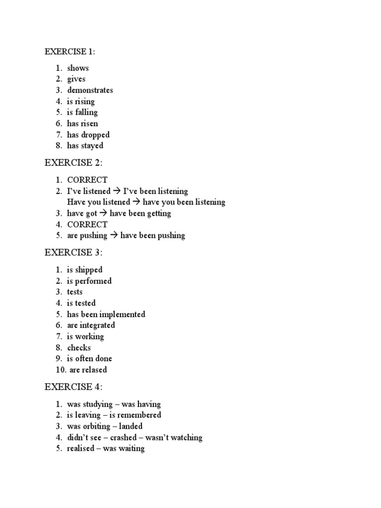 English Exercise Worksheet Pdf