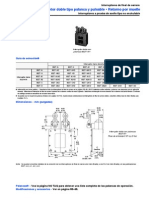 802T Interruptor Doble Tipo Palanca y Pulsable - Retorno Por Muelle