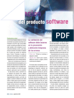 Validacion Del Producto Software. 2021