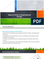 Organizational Change - Types Forms