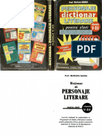 Mariana Badea Personaje Literare Dictionar Clasele V Xii 576pages