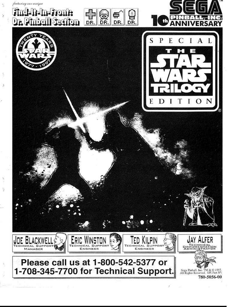 Sega 1997 Star Wars Trilogy Manual | PDF