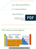 Concepts in Theoretical Physics: Lecture 4: Quantum Mechanics