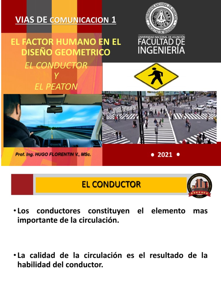 Proceso De Conducción Y Peatones Pdf