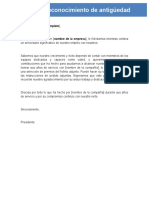 Carta de Agradecimiento 2