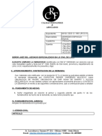 Contestacion D La Dmnda de Otorgamiento de Escritura Pública y Otros