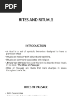 Rites and Rituals