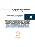 1 Restauracion Ambiental Pos Fuego en El Centro de Argentina