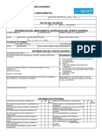 REPORTE DE REACCIONES ADVERSAS SUSALUD Farmacovigilancia