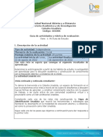 Guia de actividades y Rúbrica de evaluación - Reto 1 - Mi Ruta de Estudio unadistas