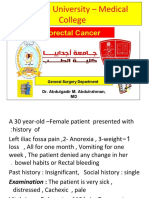 Ajdabya University Medical College - Colorectal Cancer Signs, Risks and Management
