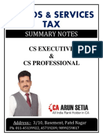 GST Summary Notes