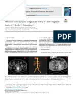 Abdominal Aortic Aneurysm and Gas in The Kidney in