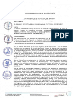 Ordenanza Municipal #003-2021-Cm-Mpa - Modifica Rof