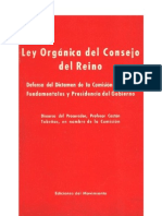  Ley Organica Del Consejo Del Reino 1967