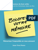 Boostez Votre Mémoire Mémorisez Limpossible en Vous Amusant (French Edition) (Ponce, Jean-Yves)