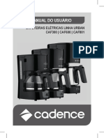 Cafeteira Cadence Urban para 30 Cafes Caf600