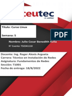 Tarea Semana 5 FR Julio Cesar Benedith T32241110