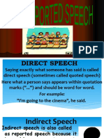 Direct and Indirect Speech Rules