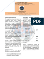 PROGRAMA - 240 Derecho Procesal Administrativo