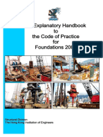 An Explanatory Handbook To The Code of Practice For Foundations 2004