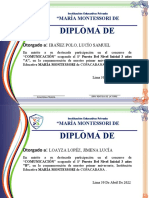 Diplomas de Honor