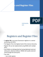Registers and Register Files: Dr.M.Vanitha Site