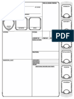 Character Sheet NPC - Form Fillable