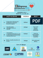 Agenda Congreso Neuroeducación 3 Días