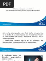 Diferencias entre empleado y emprendedor