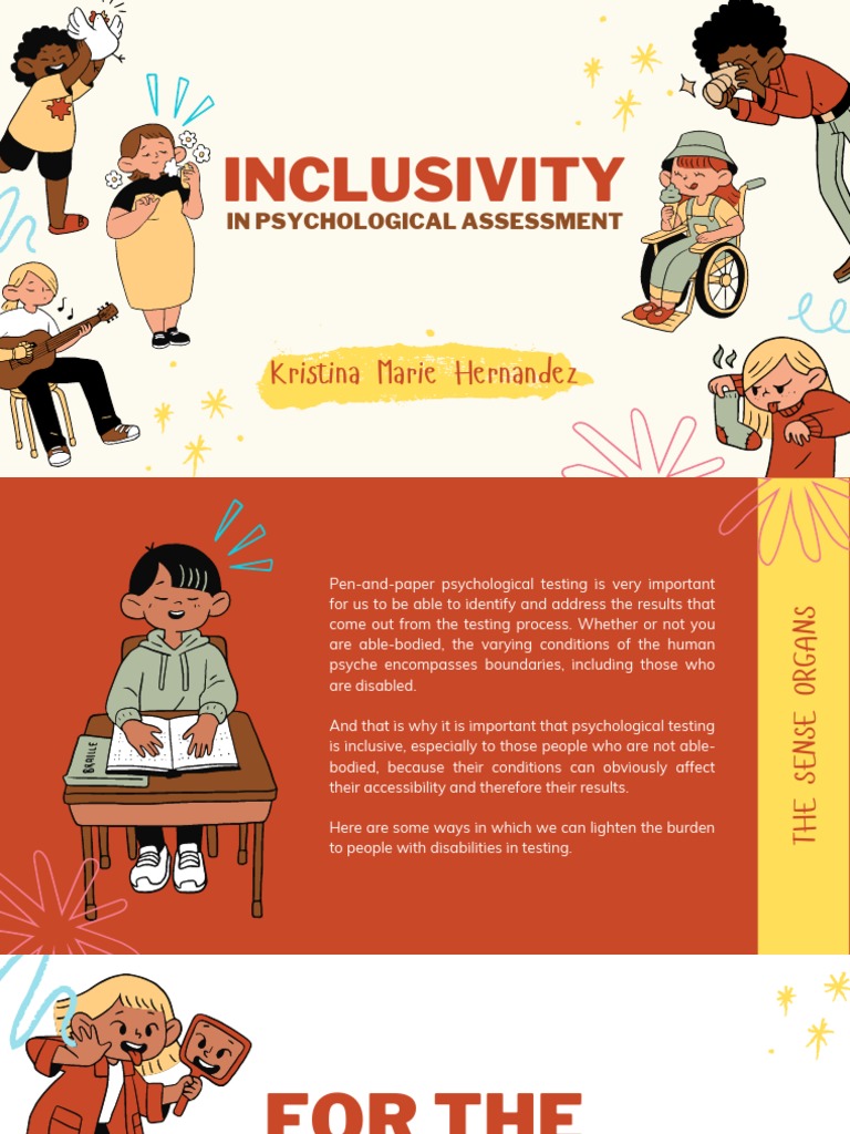 Inclusive Psychological Testing Strategies | PDF | Visual Impairment ...