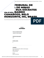 TJMG - Tribunal de Justiça de Minas Gerais, Rua Sócrates Alvim, Bairro Camargos, Belo Horizonte, MG, Brasil